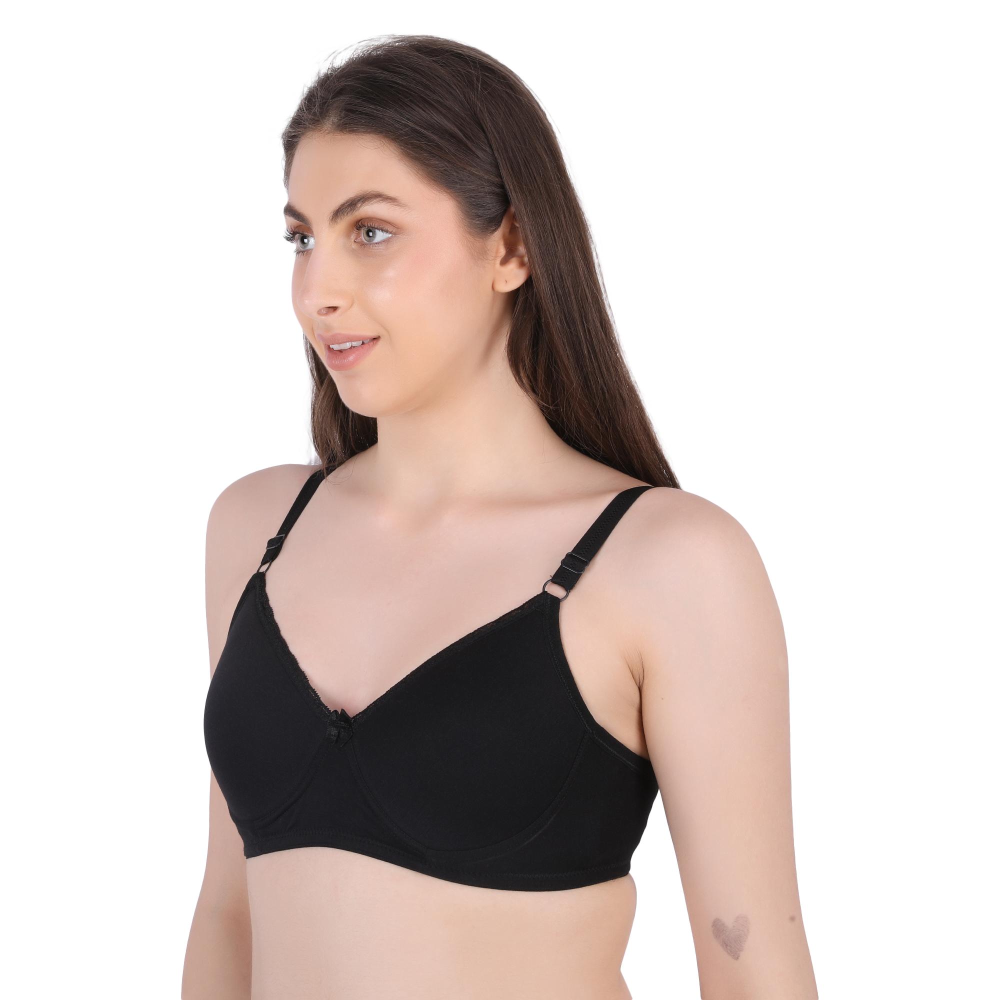 LIGHT PADDED Everyday BRA ELR-101 C-CUP - BLACK