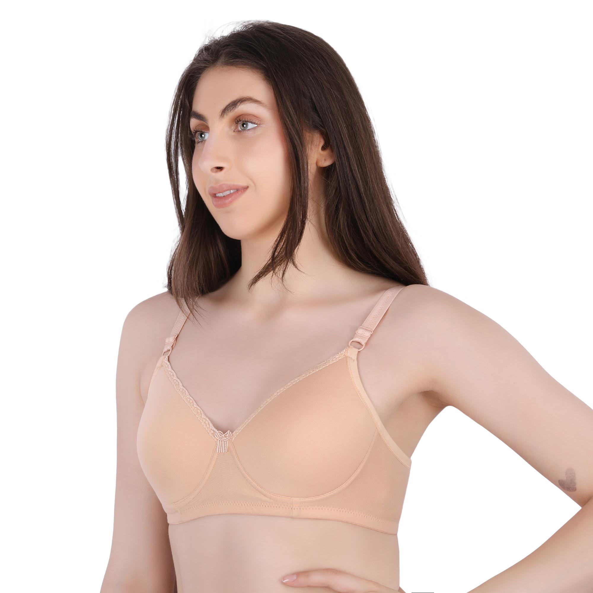 LIGHT PADDED Everyday BRA ELR-101 C-CUP - Nude Beige