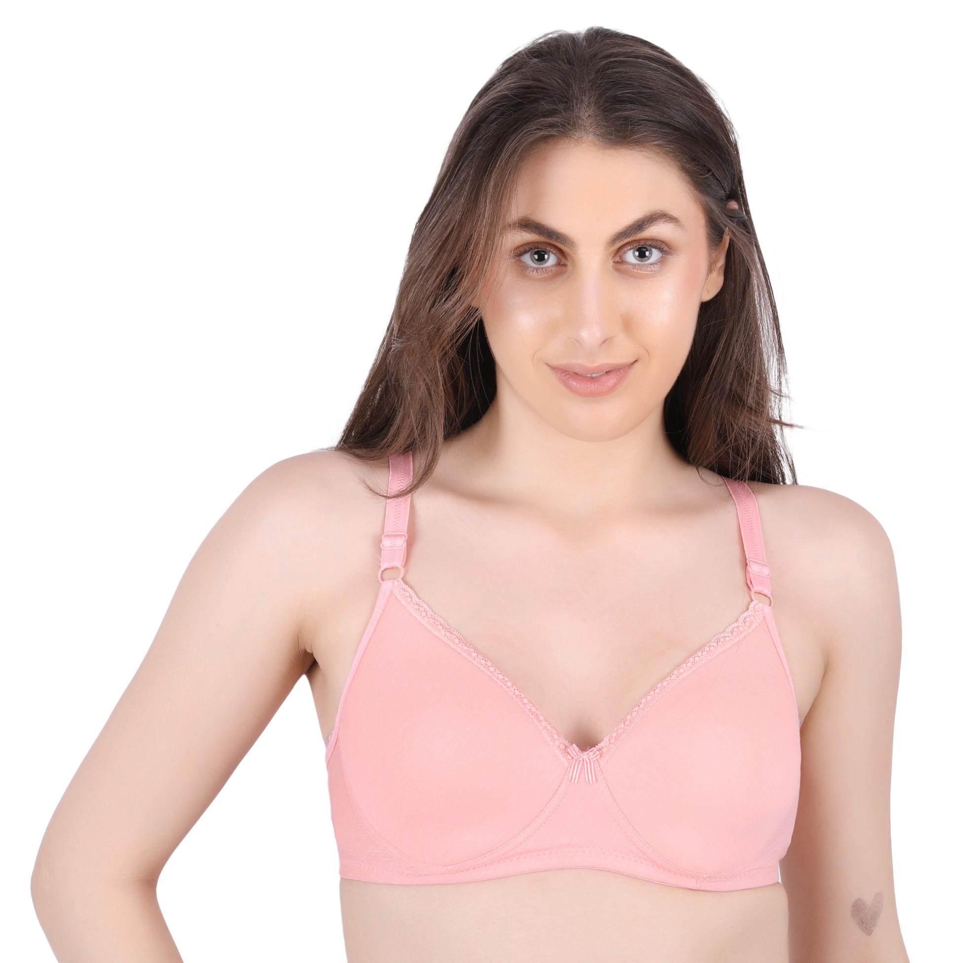 LIGHT PADDED BRA ELR-101 C-CUP - PEACH - Image 1